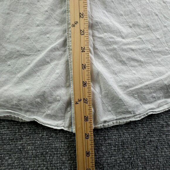 Tommy Bahama Long Sleeve Button Up Shirt Adult Ice Blue Modern Fit Large Cotton - Picture 4 of 12